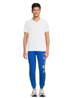 Nintendo Super Mario Bros. Men's & Big Men's Fleece Jogger Pants, Sizes S-3XL - Image 2